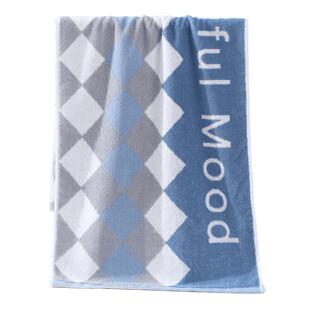 加长毛巾洗澡吸水全棉90厘米大号不掉毛不褪色纯棉家用运动手巾