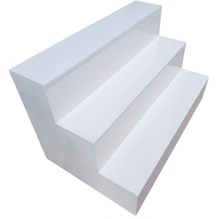 台阶型中岛柜梯形货架阶梯展示架鲜花置物架鞋帽展示架礼品展示柜