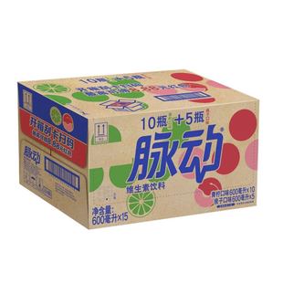 MIZONE脉动维生素运动饮料600ml青柠桃子味补水出游做运动