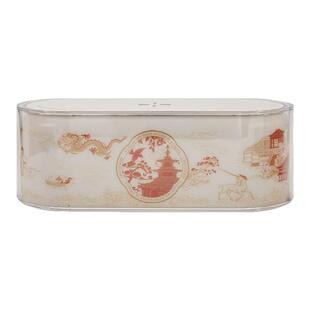 大英博物馆东方梦境系列龙腾吉瑞流光艺境小方盒无线充小夜灯红色