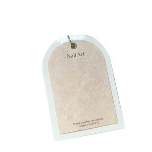 轻奢风ins穿戴甲卡纸美甲成品展示背景卡片使用说明打板样品摆台