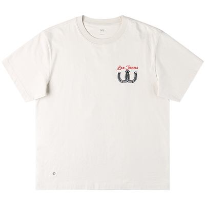 【张凌赫同款】Lee商场款26舒适版马年新春限定男马蹄印花短袖T恤