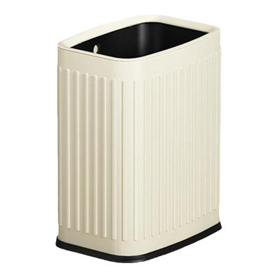 窄形不锈钢垃圾桶双层无盖