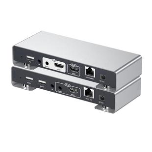 优联hdmi网线延长器KVM网络传输器带USB键鼠高清4K多收传输200米监控录像机电脑笔记本主机音视频传输放大器