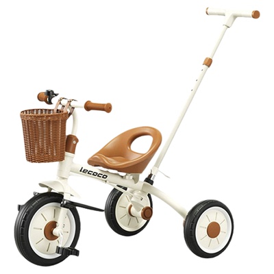 lecoco乐卡三轮车儿童脚踏车遛娃神器宝宝玩具童车自行车可推可骑
