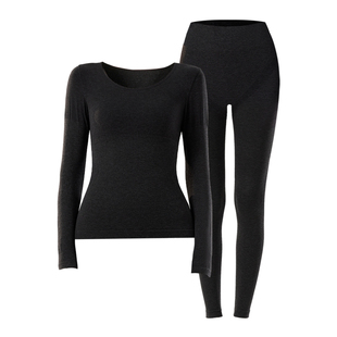 古今保暖内衣女款羊毛发热秋衣秋裤修身打底棉毛衫棉毛裤保暖套装