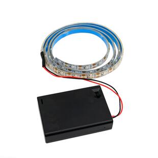 5v沙盘模型2.5mm超窄led灯带12v电池盒DIY服装玩具USB遥控细灯条