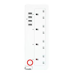 涂鸦多功能英规智能排插座ZIGBEE香港马来西亚家用WIFI计量插线板