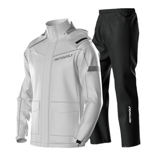 摩多狼雨衣雨裤套装分体式防水摩托车骑行成人全身防暴雨机车雨服