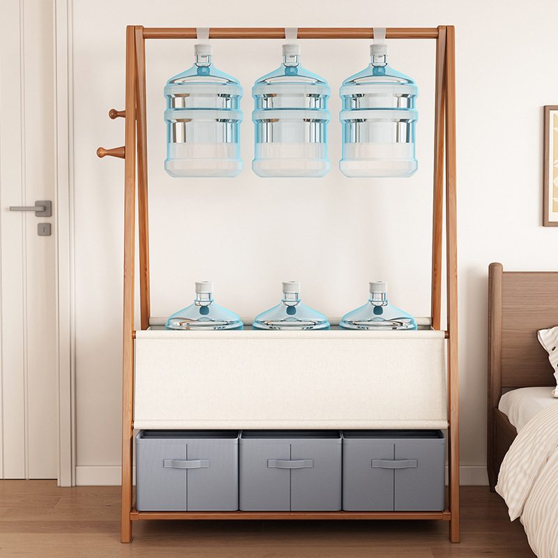 衣架落地卧室挂衣架可移动带轮家用室内网红轻奢晾衣架简易衣帽架