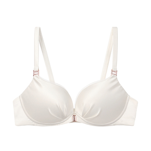 LizaCheng极光系列简约光面舒适无钢圈文胸前扣薄款内衣女LB00075