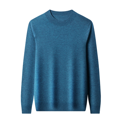 春竹春秋薄款羊绒衫男半高领毛衣