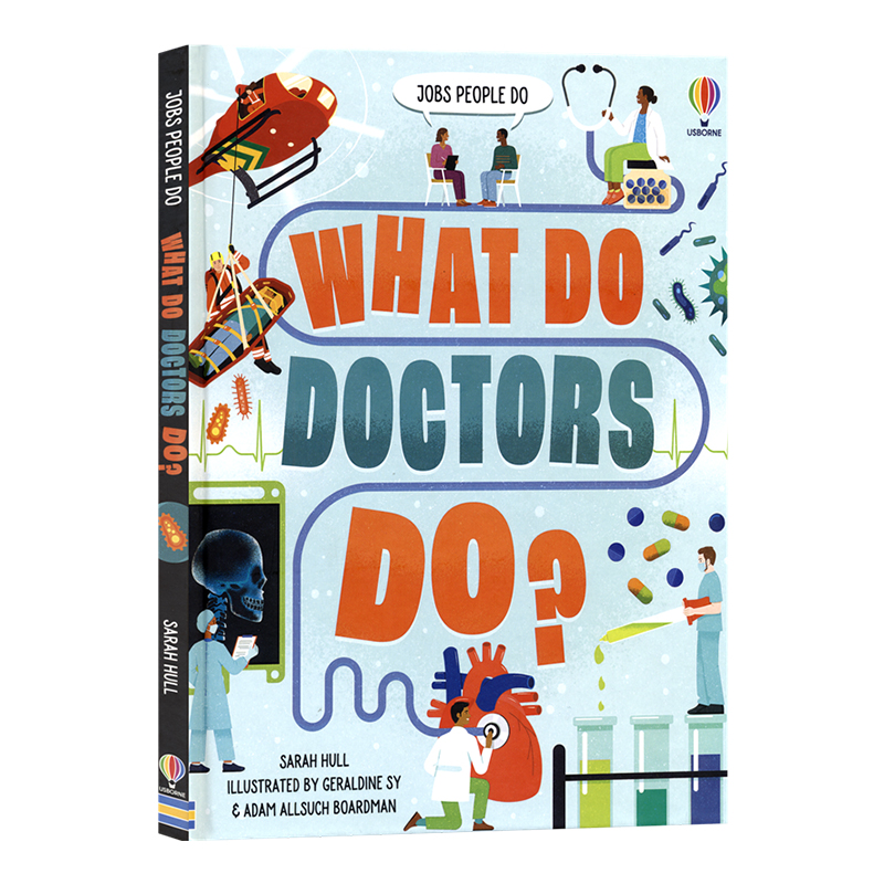 Usborne What Do Doctors Do 尤斯伯恩 职业启蒙 医生是怎样工作的？少儿科普读物 全彩插图