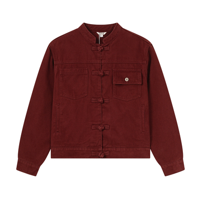 GOODLIVEABLE新中式水洗盘扣夹克