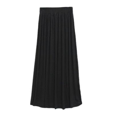 百搭莫代尔半身裙修身大摆打底裙