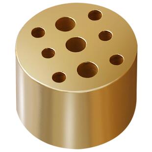 黄铜九孔线香香插香座多孔家用香炉香托小香插礼佛三支香葫芦