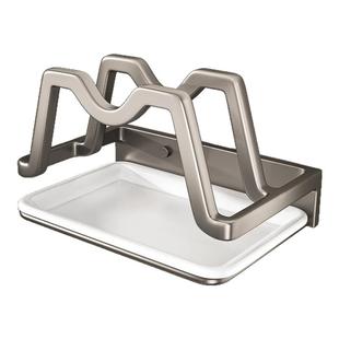 家用免打孔锅盖架壁挂厨房置物架菜板放置架砧板架墙上案板收纳架