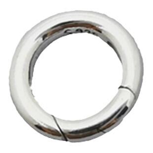 s925纯银弹簧锁扣内开圆环扣机械扣项链手链连接扣皮绳大小号卡扣