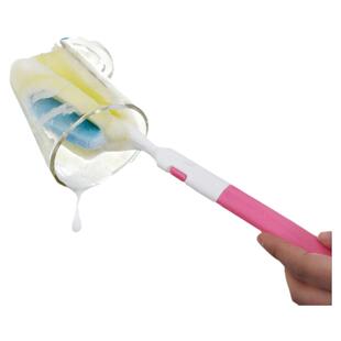 奶瓶刷杯刷替换头清洗加长柄杯子刷神器清洁刷无死角家用海绵刷子