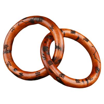 雷击枣木张至顺道长同款阴阳环