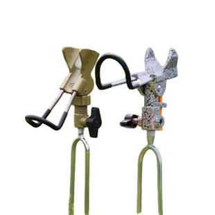 多功能鱼竿支架手海一体万向炮台架加粗地插便携式钓鱼支架不锈钢