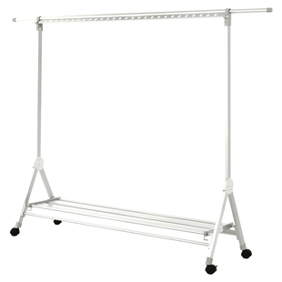 折叠晾衣架飘窗阳台落地次净挂衣架出租屋小户型晒被子神器晾衣杆