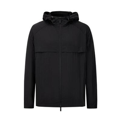 ELLASSAY歌力思男装零压丝羊毛连帽外套抗皱快干外套EME362W01200