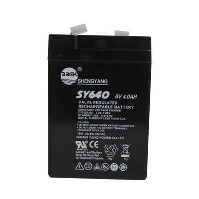 SHENGYANGSY640电称6v4ah蓄电池