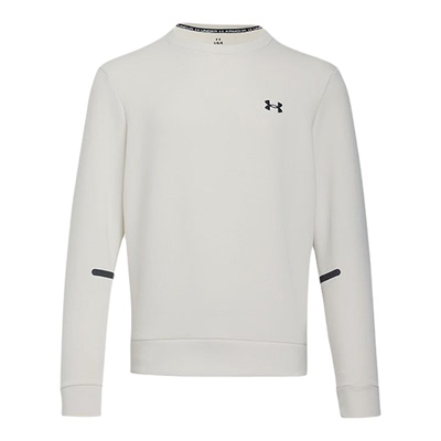 UA/安德玛正品新款男士简约圆领训练运动宽松针织卫衣1381688-279