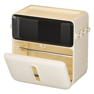 卫生间厕纸盒2025新款厕所纸巾盒壁挂高级感家用抽纸盒免打孔专用