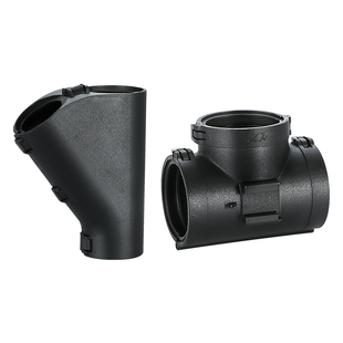 塑料波纹管接头三通尼龙线管变径型卡扣软管可开式穿线管固定配件