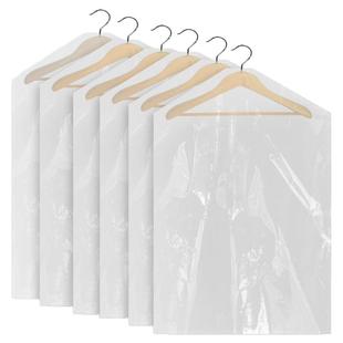 透明衣服防尘袋干洗店专用塑料一次性套大衣防尘罩挂衣袋家用挂式