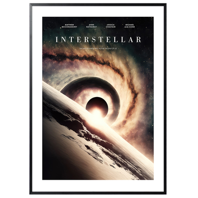 星际穿越科幻电影海报装饰画