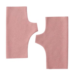 德绒半指手套女冬季天露指薄款学生写字漏五指头保暖半截护腕触屏