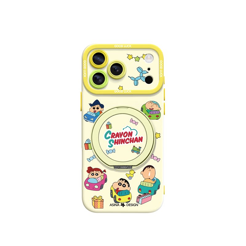 小新车队适用iPhone17Promax手机壳新款苹果16Pro磁吸带支架套Bo5液态硅胶支点ip15高级感14可爱13pm全包女
