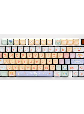 GMK81机械键盘三模无线蓝牙RGB屏幕麻将音静音客制化gasket结构