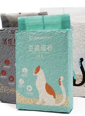 科瑞卡豆腐猫砂 活性炭混合豆腐砂幼猫成猫猫沙 细砂 可冲马桶