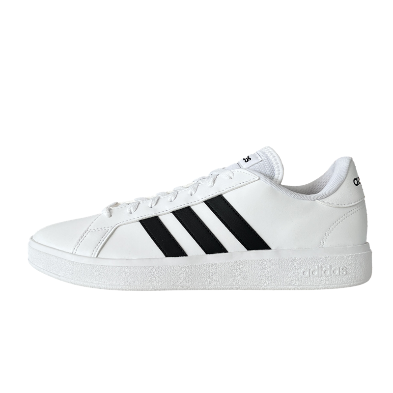 Adidas GRAND COURT BASE 2 男子低帮休闲网球板鞋小白鞋 GW9250