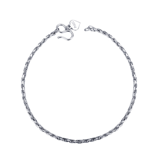 Pt．Charm铂金手链pt950女款韩版简约个性ins小众设计白金手链