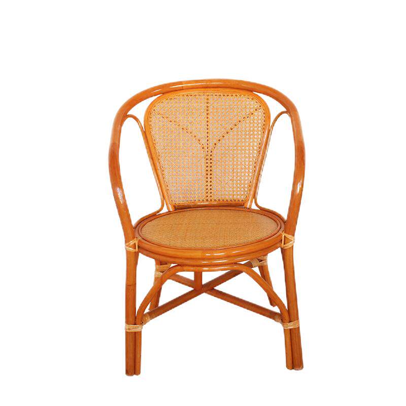 真藤椅子茶几三件套客厅休闲椅室内桌椅成人靠背椅阳台乘凉藤编椅