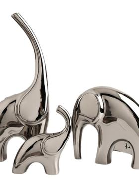 电镀客厅家居摆设贝汉美银现代