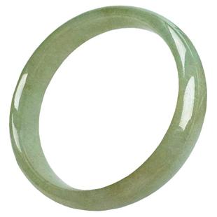 翡翠林 高端天然冰种黄翡翠手镯59 缅甸满绿冰黄绿起胶老种玉镯58