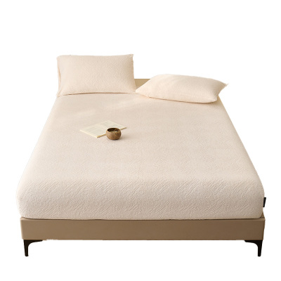 2025新款雕花牛奶绒床笠