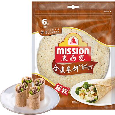 Mission/麦西恩全麦卷饼270g