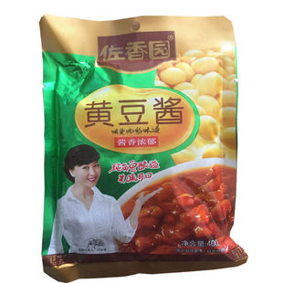 佐香园黄豆酱 生酱400g 农家大酱 黄豆酱 调味酱 整箱20袋包邮