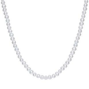 TSL谢瑞麟淡水珍珠925银项链典雅珍珠项链BF536