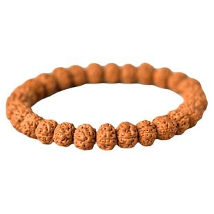 菩提手串女男白玉菩提老型珠虎牙天珠散珠子手串小金刚菩提手链