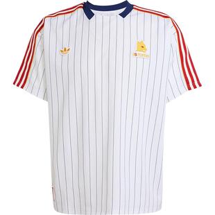 Adidas/阿迪达斯官方正品三叶草男女运动圆领复古足球短袖JM2128