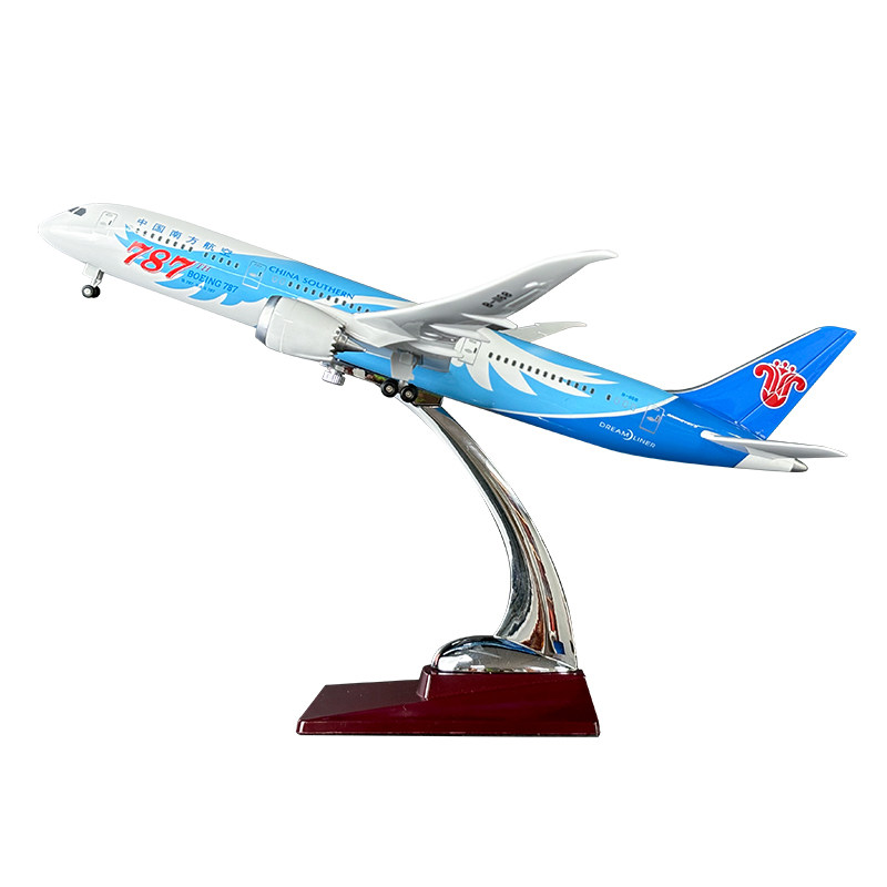 南航正品飞机模型波音B787机模民航客机仿真纪念工艺品航模摆件
