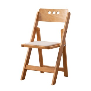 可折叠椅子家用靠背椅北欧实木餐椅简约便携办公室电脑椅凳子简易